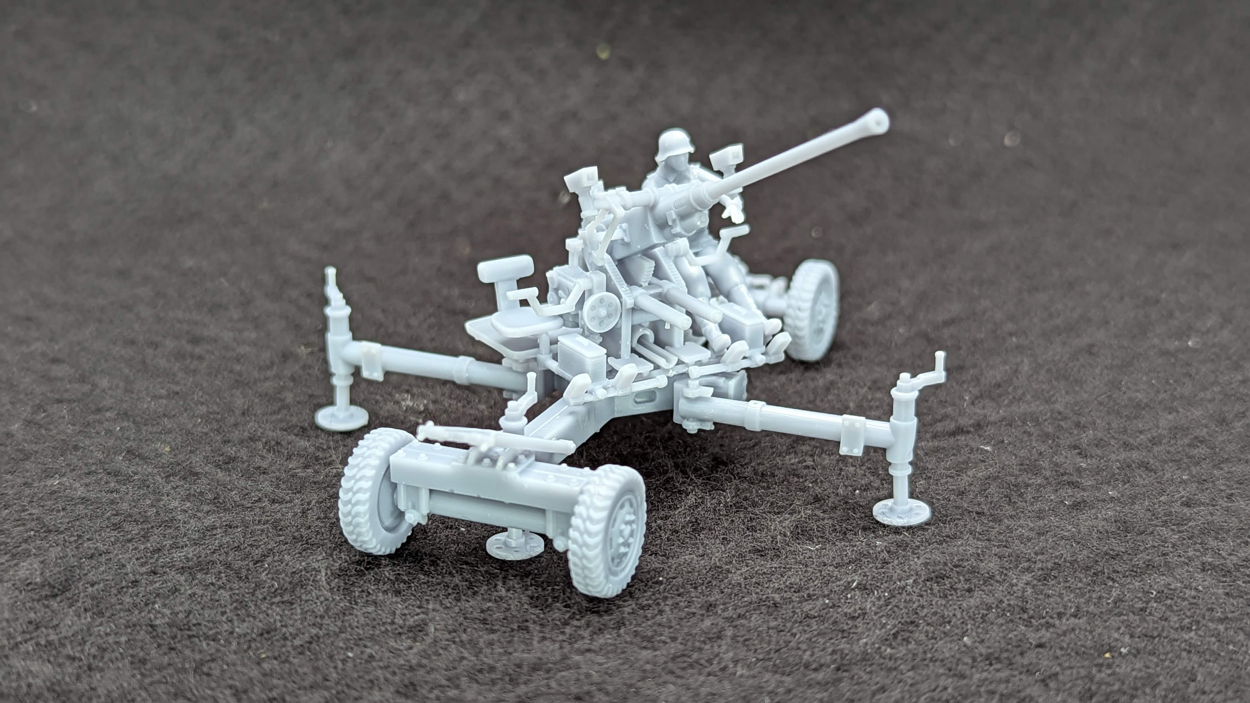 AA gun Bofors 40mm Flak 28 (Sweden+Germany, WW2)